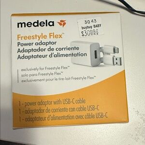 Medela Freestyle Flex USB-C Power Adaptor - White